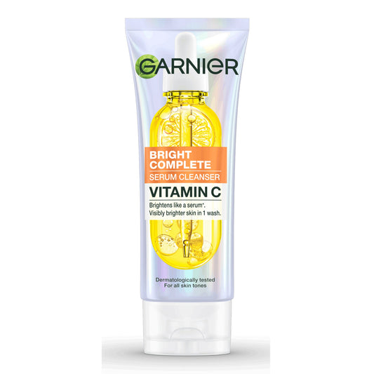 Garnier - Bright Complete Vitamin C Serum Cleanser For All Skin Tones - 100ml [Indonesia]