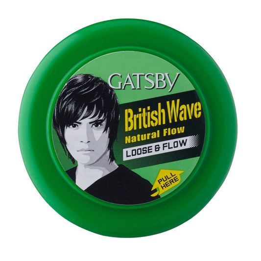 Gatsby - British Wave Natural Flow Loose & Flow Styling Wax - 75g