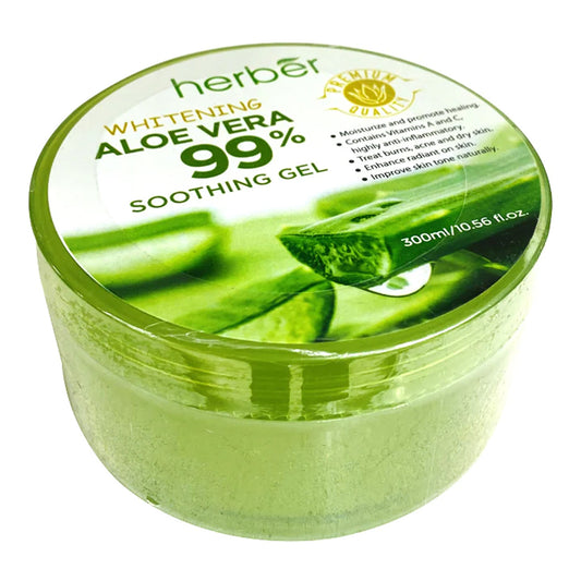 Herber - 99% Whitening Aloe Vera Soothing Gel - 300ml [Singapore]