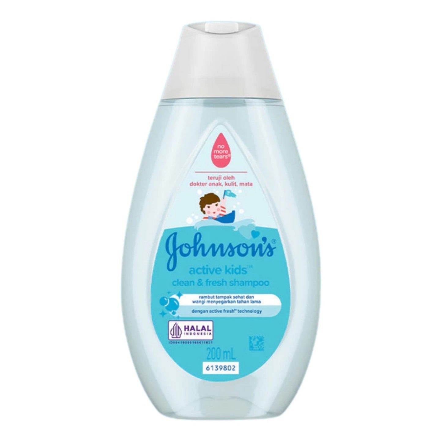 Johnson's - Active Kids Clean & Fresh Shampoo - 200ml