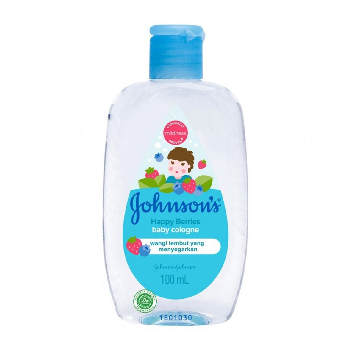 Johnson's - Happy Berries Baby Cologne - 100ml [Indonesia]