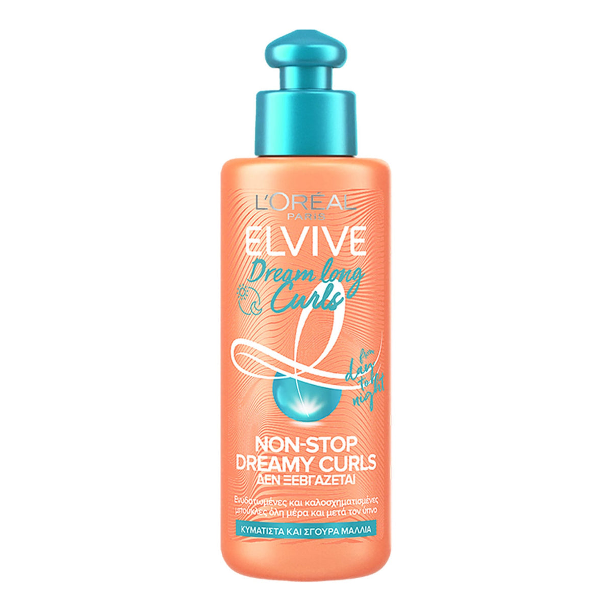 L'Oreal Paris - Elvive Dream Long Curls Non-Stop Dreamy Curls Leave-In Cream For Wavy & Curly Hair - 200ml [Italy]