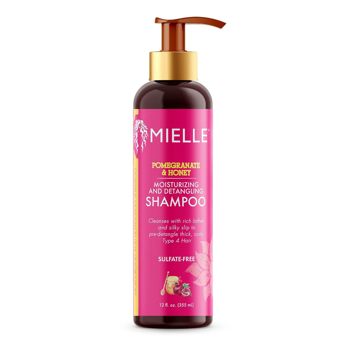 Mielle - Pomegranate & Honey Moisturizing & Detangling Sulfate-Free Shampoo - 355ml [USA]
