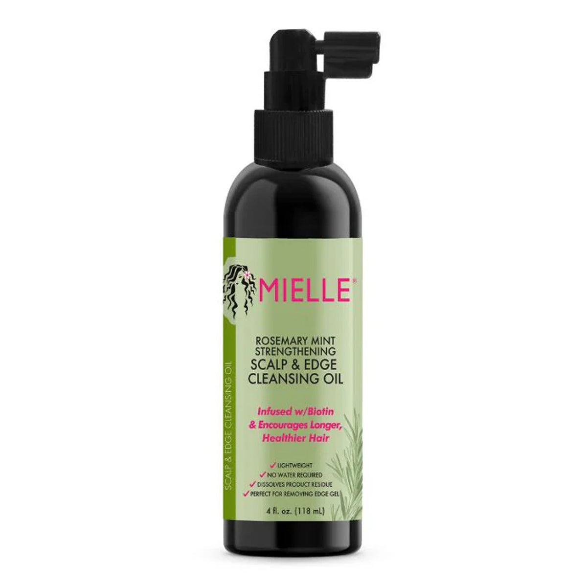 Mielle - Rosemary Mint Strengthening Scalp & Edge Cleansing Oil Infused With Biotin & Encourages Longer, Healthier Hair - 118ml [USA]