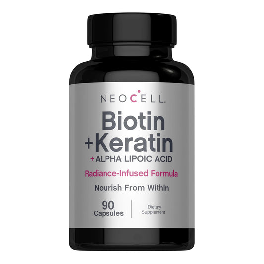 Neocell - Biotin + Keratin + Alpha Lipolic Acid - 90 Capsules [USA]