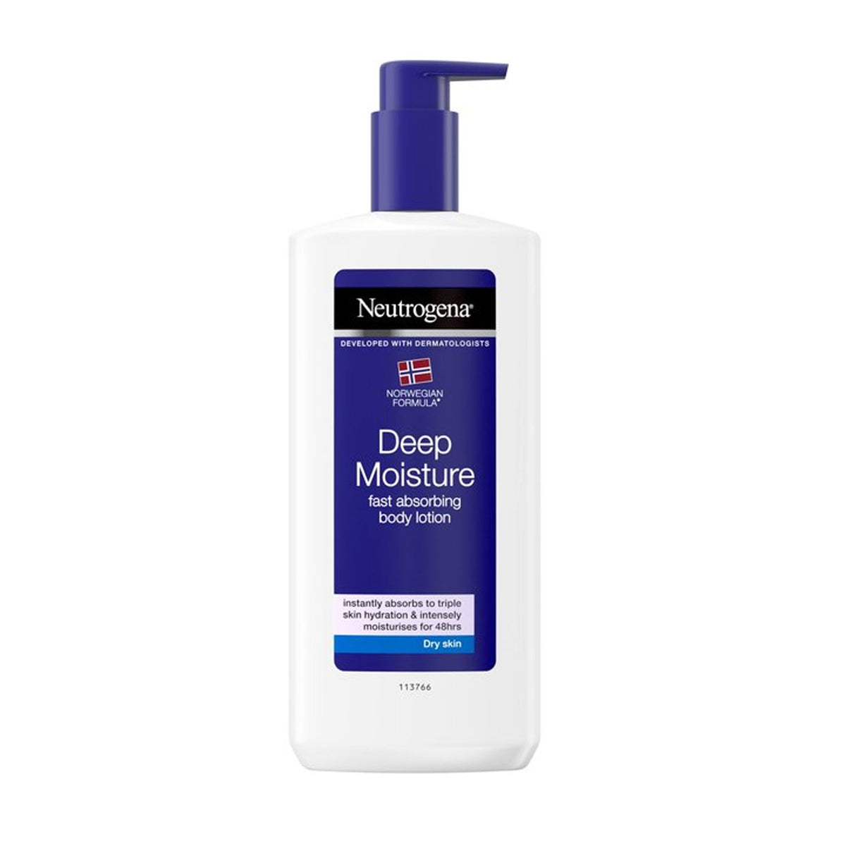 Neutrogena - Norwegian Formula Deep Moisture Fast Absorbing Body Lotion With 10% Glycerin + Pro-Ceramide Technology For Dry Skin - 400ml [Italy]