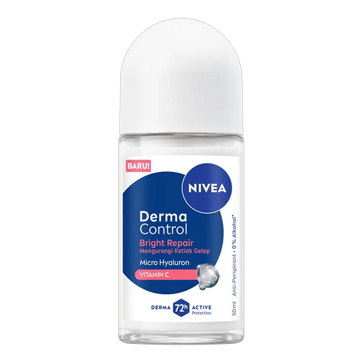 Nivea - Derma Control Bright Repair 72H Anti-Perspirant Roll On - 50ml [Indonesia]