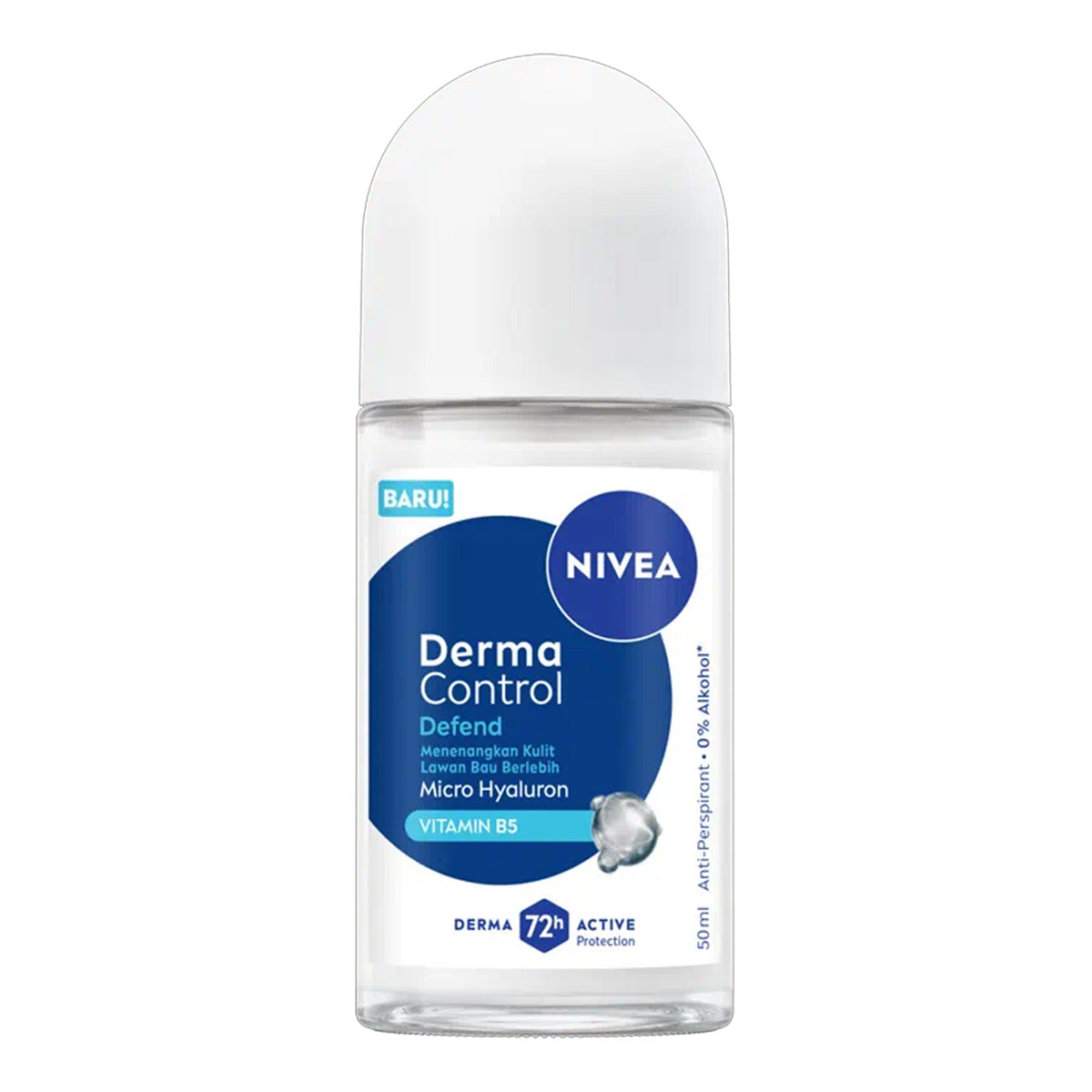Nivea - Derma Control Defend 72H Anti-Perspirant Roll On - 50ml [Indonesia]