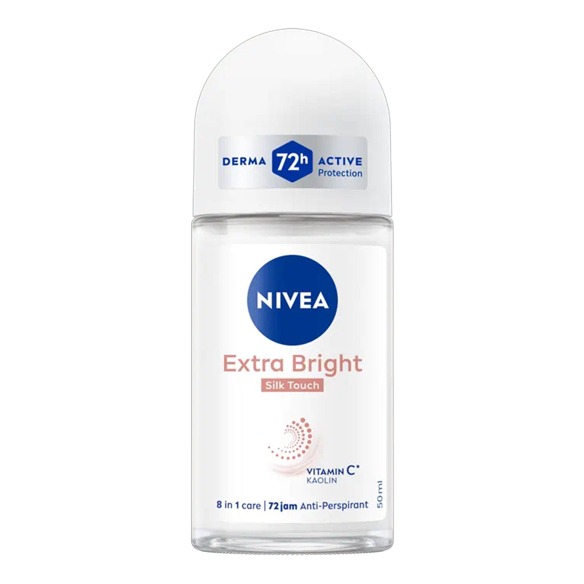 Nivea - Extra Bright Silk Touch 72H Anti-Perspirant Roll On - 50ml [Indonesia]