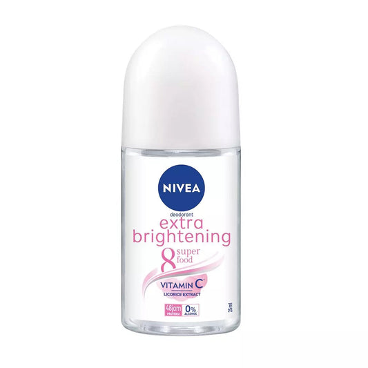 Nivea - Extra Brightening 8 Super Food 48H Deodorant Roll On - 50ml