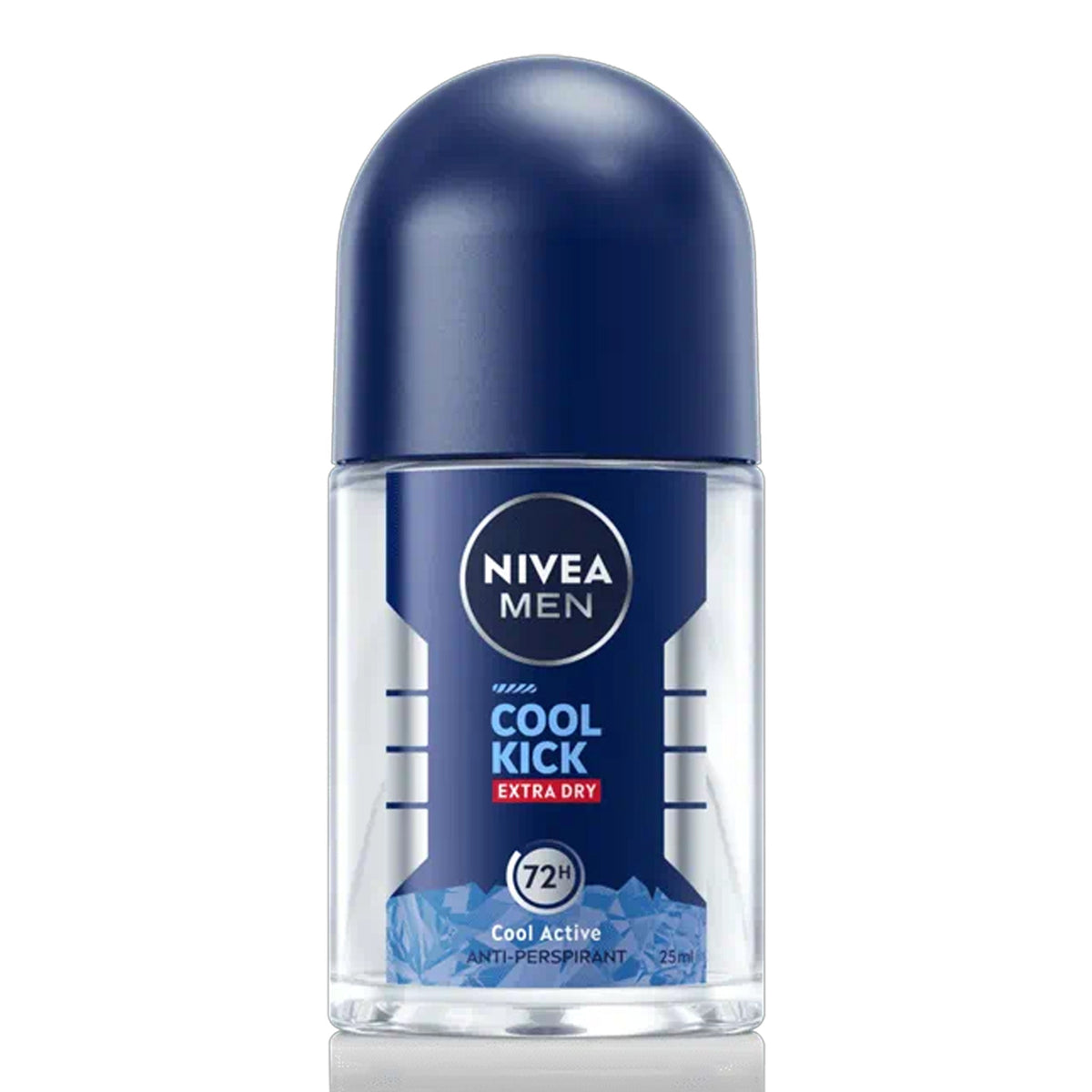 Nivea Men - Cool Kick Extra Dry Cool Active 72H Anti-Perspirant Roll On - 25ml [Thailand]