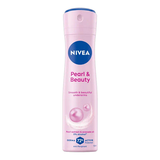 Nivea - Pearl & Beauty 72H Anti-Perspirant Spray With Pearl Extract & Avocado Oil - 150ml [Thailand]