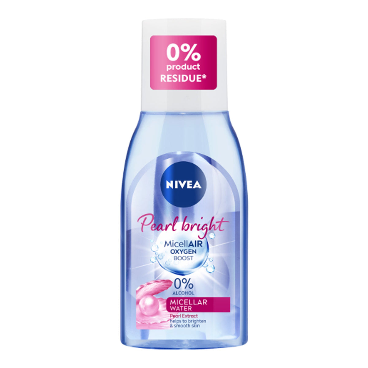 Nivea - Pearl Bright Micellair Oxygen Boost Micellar Water With Pearl Extract - 125ml [Indonesia]