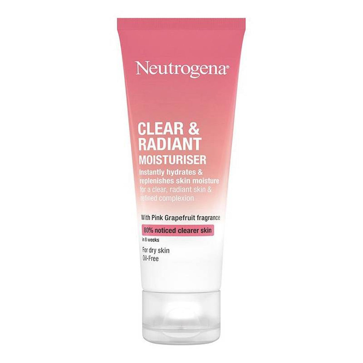 Neutrogena - Clear & Radiant Pink Grapefruit Fragrance Oil-Free Moisturizer Suitable For Dry Skin - 50ml [France]