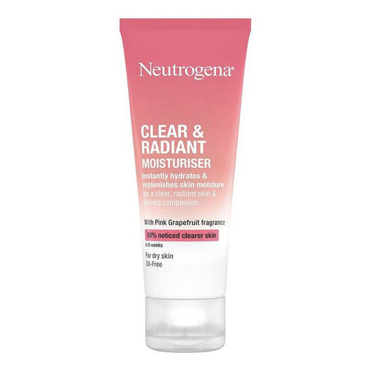 Neutrogena - Clear & Radiant Pink Grapefruit Fragrance Oil-Free Moisturizer Suitable For Dry Skin - 50ml [France]
