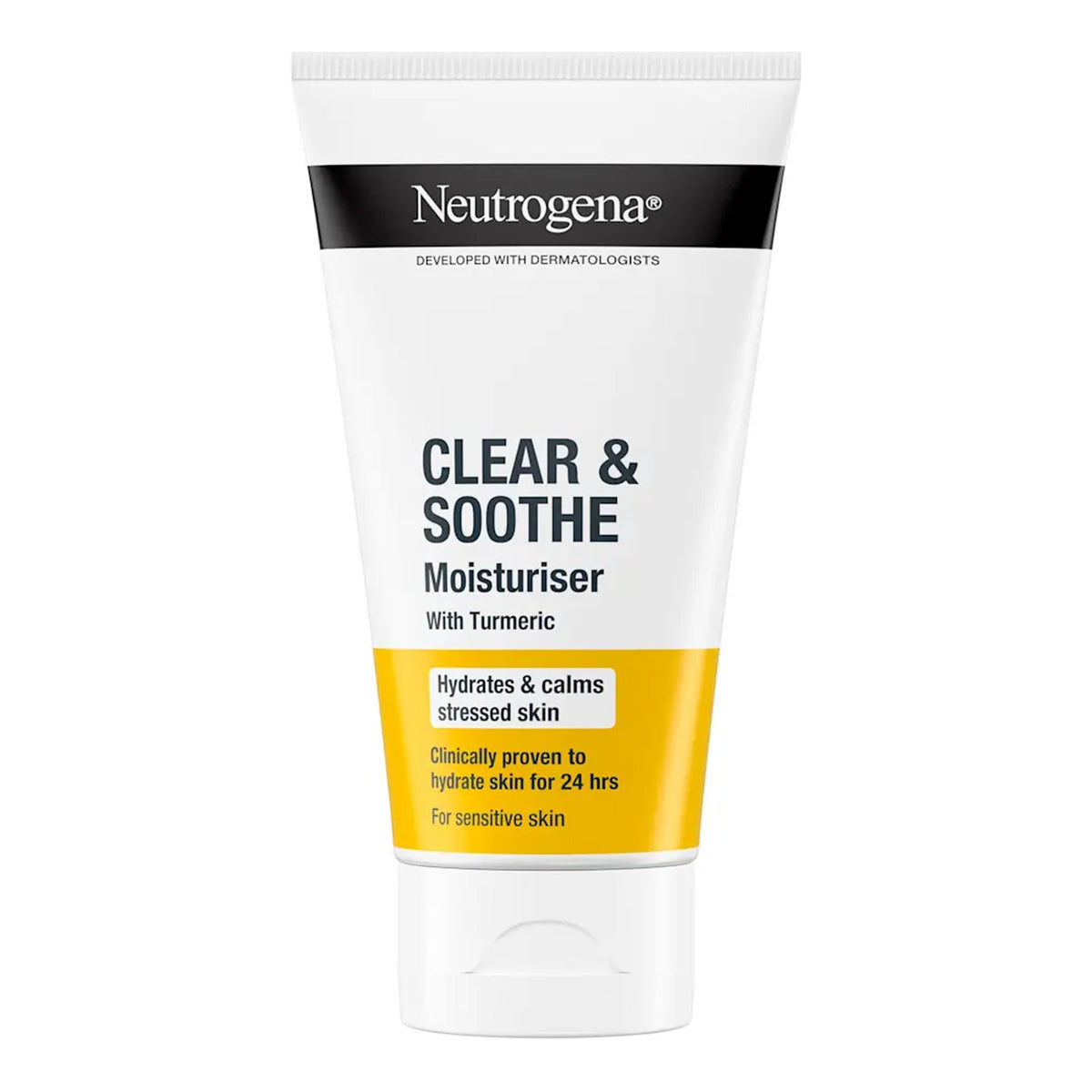 Neutrogena - Clear & Soothe Turmeric Oil-Free Moisturizer Suitable For Normal & Sensitive Skin - 75ml [France]