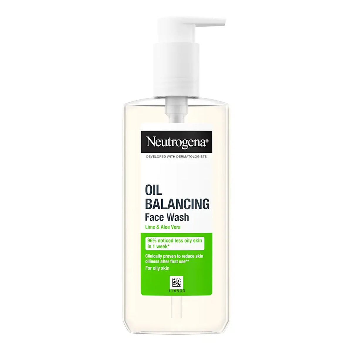Neutrogena - Oil Balancing Lime & Aloe Vera Facial Wash Suitable For Oily Skin - 200ml [Greece]