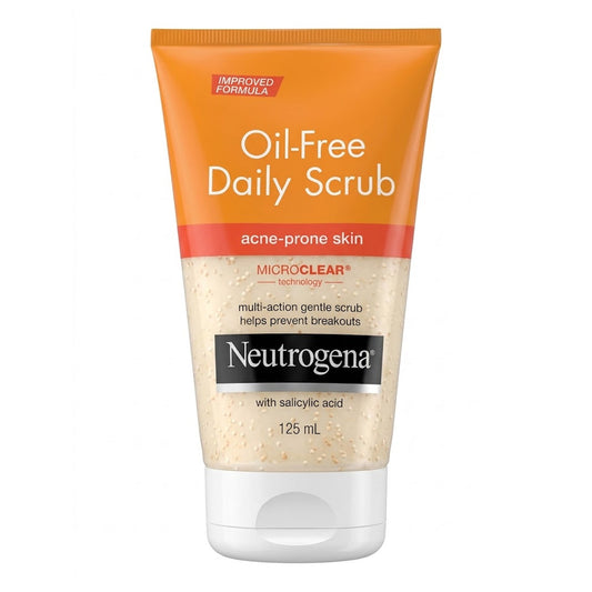 Neutrogena - Oil-Free Daily Scrub With Salicylic Acid For Acne-Prone Skin - 125ml [USA]
