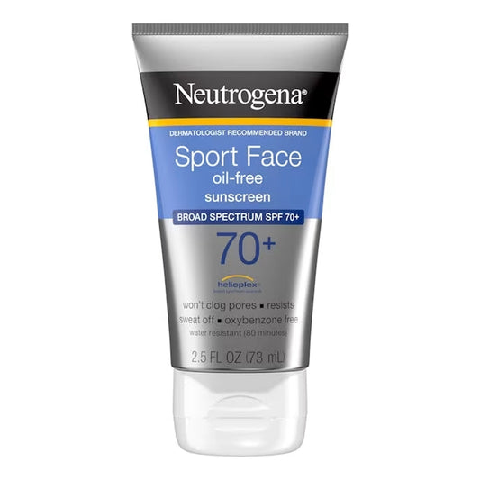 Neutrogena - Sport Face Oil-Free Sunscreen Broad Spectrum SPF 70+ With Helioplex - 73ml [Canada]