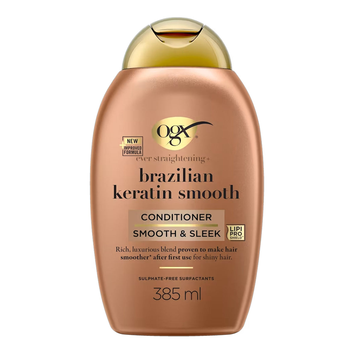 OGX - Ever Straightening+ Brazilian Keratin Smooth Smooth & Sleek Conditioner - 385ml [Italy]