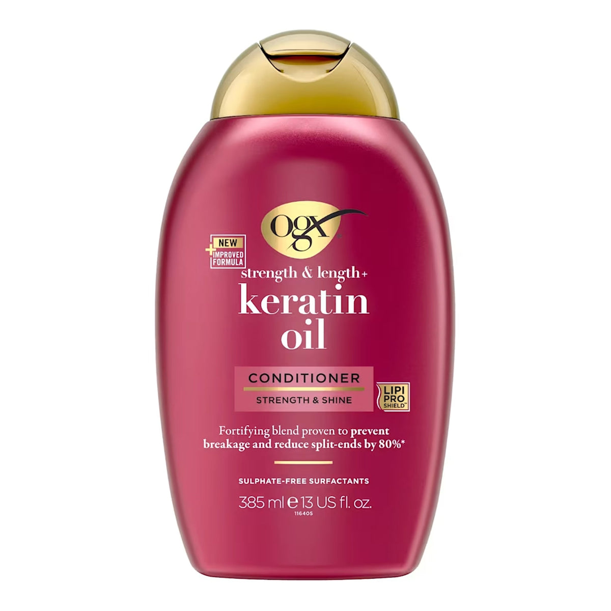 OGX - Strength & Length+ Keratin Oil Strength & Shine Conditioner - 385ml [Italy]