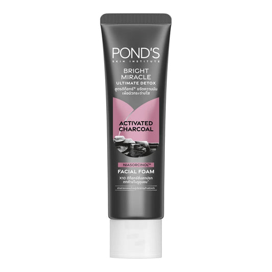 Pond's - Bright Miracle Ultimate Detox Activated Charcoal Niasorcinol Facial Foam - 15g [Thailand]