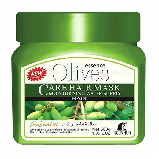 Roushun - Olives Essence Moisturizing Water Supply Care Hair Mask - 500g