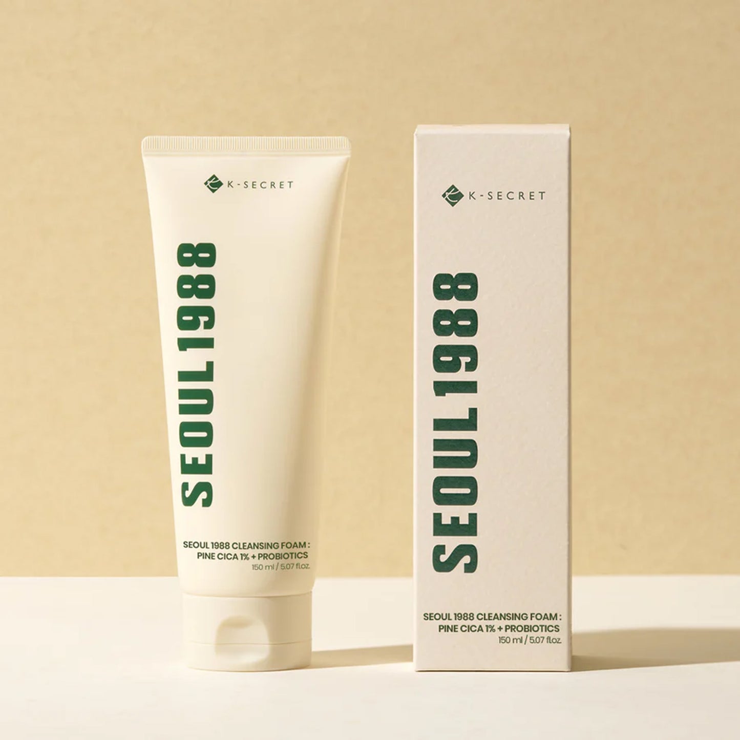 K-Secret - Seoul 1988 Cleansing Foam Pine Cica 1%+Probiotics - 150ml