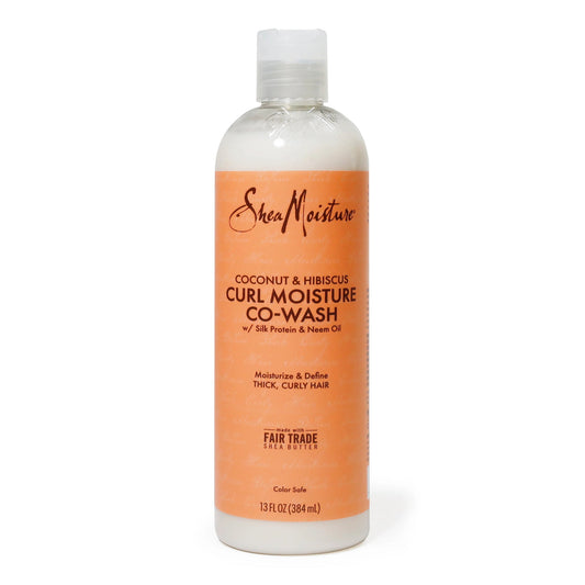 Shea Moisture - Coconut & Hibiscus Curl Moisture Co-Wash With Silk Protein & Neem Oil - 384ml [USA]