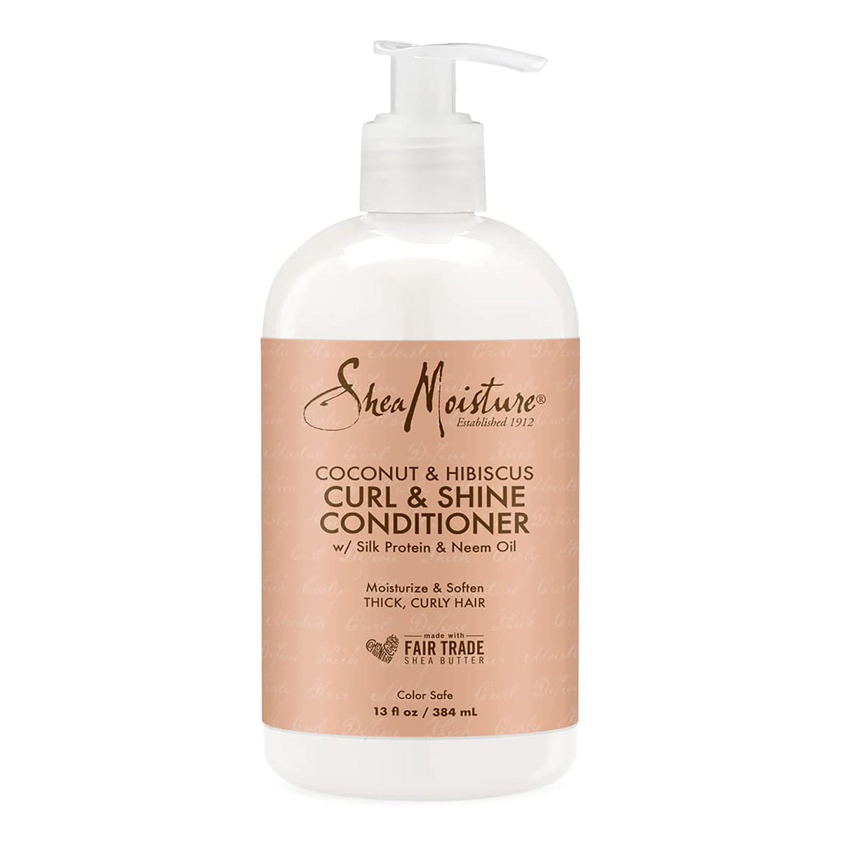 Shea Moisture - Coconut & Hibiscus Curl & Shine Conditioner With Silk Protein & Neem Oil - 384ml [USA]