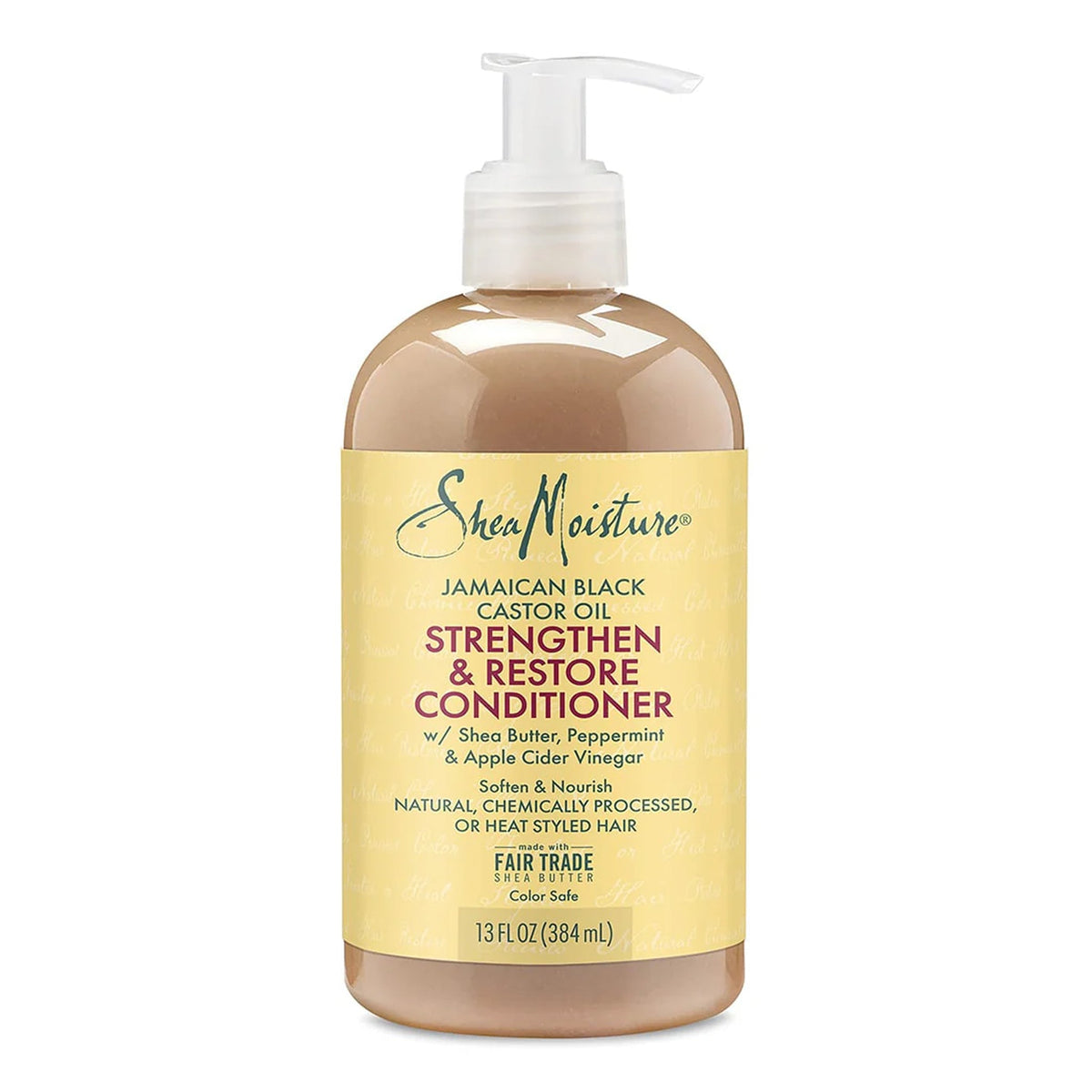 Shea Moisture - Jamaican Black Castor Oil Strengthen & Restore Conditioner With Shea Butter, Peppermint & Apple Cider Vinegar - 384ml [USA]