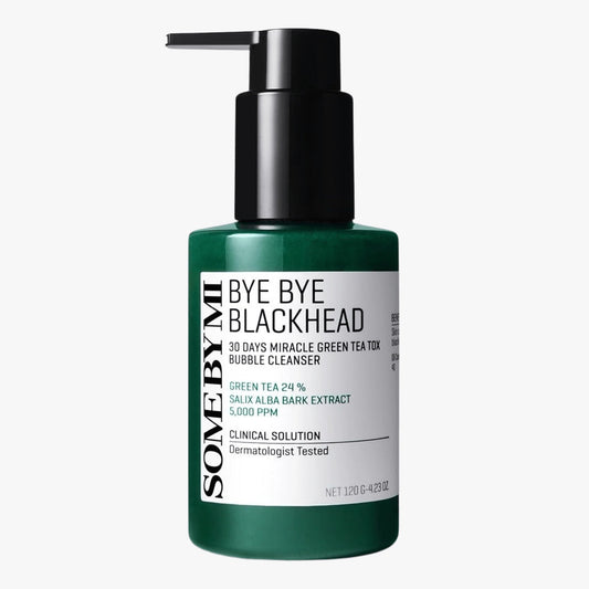Some By Mi - 30 Days Miracle Green Tea Tox Bye Bye Blackhead Bubble Cleanser - 120g