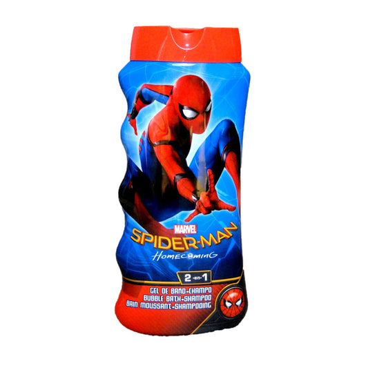 Lorenay - Spiderman Homecoming 2 In 1 Bubble Bath + Shampoo - 475ml