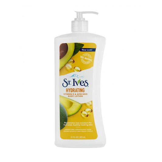 St. Ives - Hydrating Vitamin E & Avocado Body Lotion - 621ml [USA]