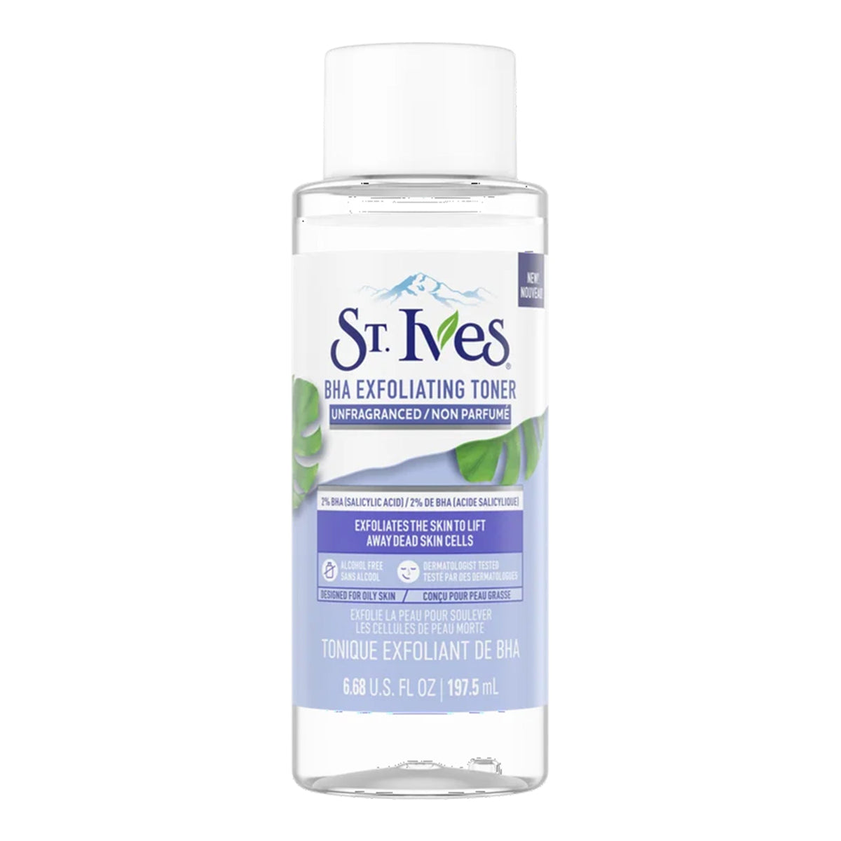 St. Ives - Unfragranced BHA Exfoliating Toner - 197.5ml [Thailand]