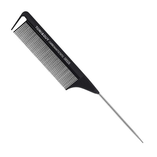Toni & Guy - Carbon Anti-Static Metal Pin Tail Comb