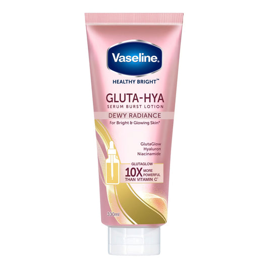 Vaseline - Healthy Bright Gluta-HYA Dewy Radiance Serum Burst Lotion With Gluta Glow, Hyaluron & Niacinamide - 330ml [Thailand]