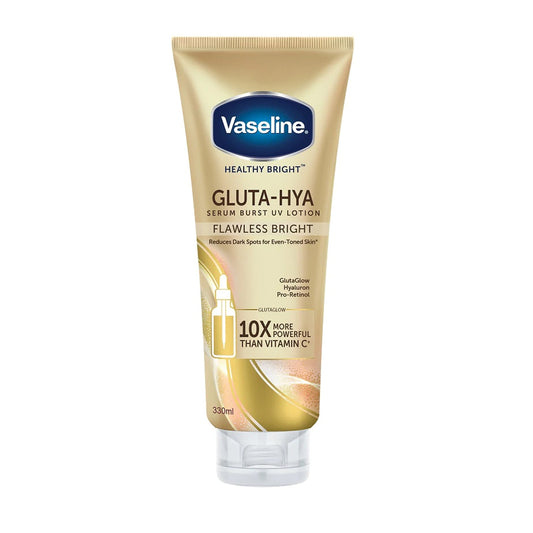 Vaseline - Healthy Bright Gluta-HYA Flawless Bright Serum Burst UV Lotion With Gluta Glow, Hyaluron & Pro-Retinol - 330ml [Thailand]