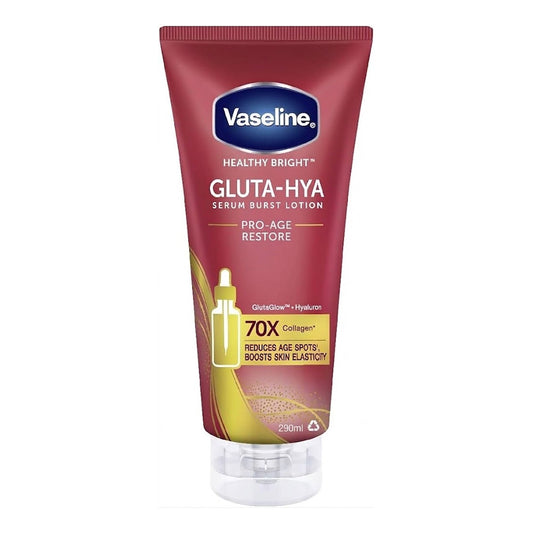Vaseline - Healthy Bright Gluta-HYA Pro-Age Restore Serum Burst Lotion With Gluta Glow & Hyaluron - 290ml [Thailand]
