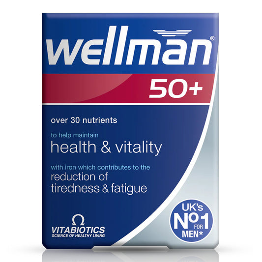 Vitabiotics - Wellman 50+ - 30 Tablets [UK]